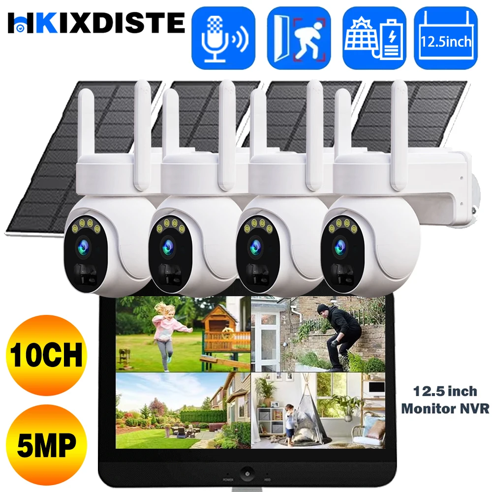 12 ''5 ЖК-монитор 10CH WiFi NVR 5MP Солнечная IP-камера Безопасность Открытый Беспроводной Цветной Ночное Видение Система Видеонаблюдения
12 ''5 ЖК-монитор 10CH WiFi NVR 5MP Солнечная IP-камера Безопасность Открытый Беспроводной Цветной Ночное Видение Система Видеонаблюдения