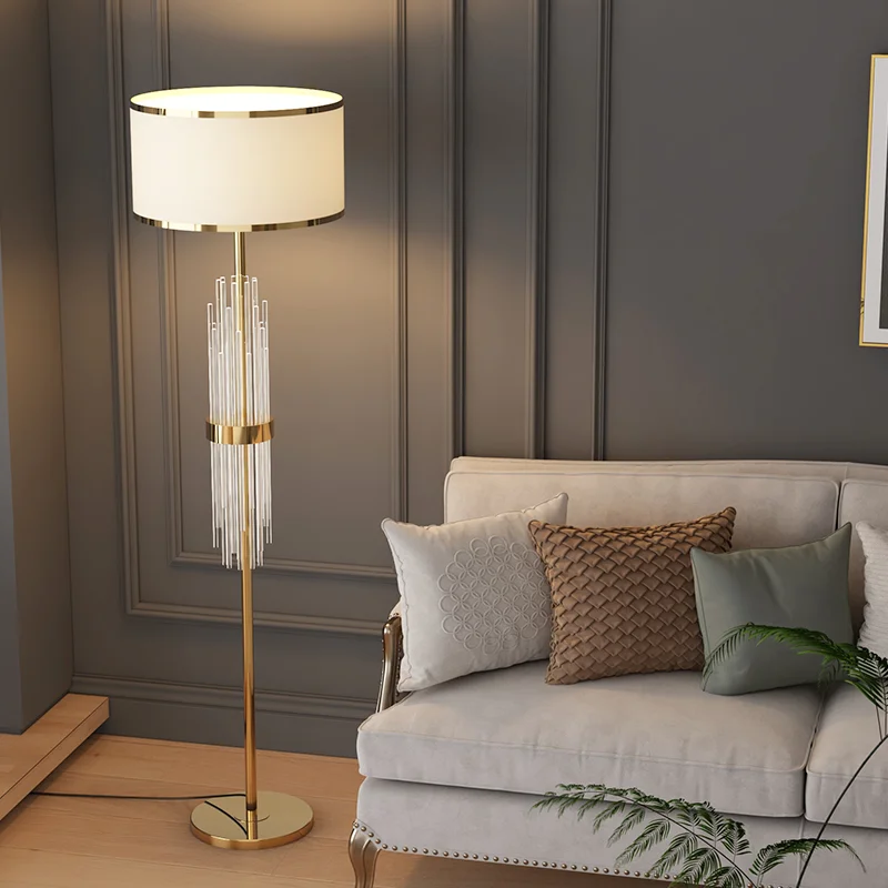 New American Light Luxury Crystal Led Floor Lamps for Living Room Sofa Side Standing Lamp Reading Light Bedroom Bedside Lights
New American Light Luxury Crystal Led Floor Lamps for Living Room Sofa Side Standing Lamp Reading Light Bedroom Bedside Lights
