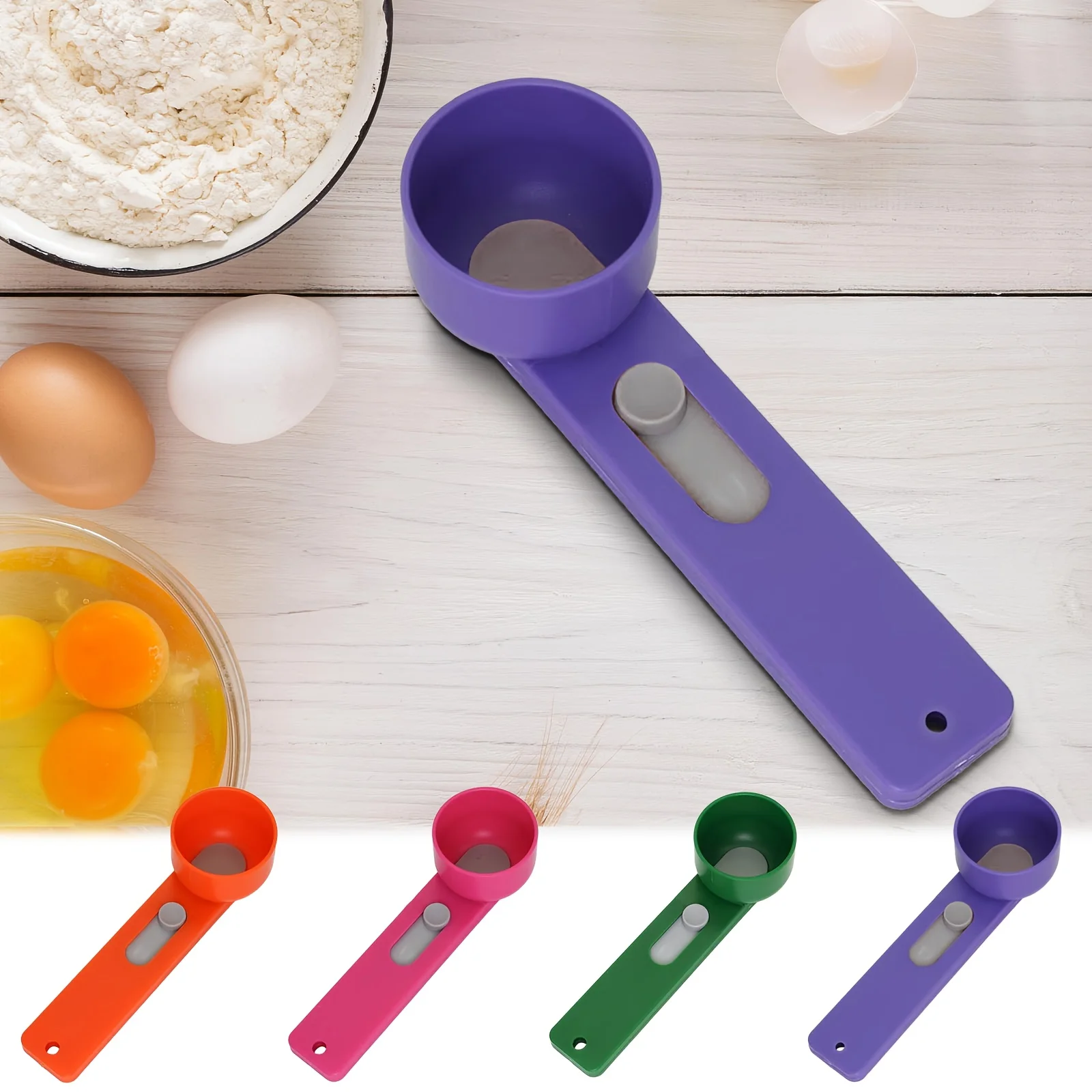 Large (L) Adjustable Scoop 4.5cm, Stainless Steel Slide for Precise Measurement, Easy Clean & Hangable, 20x10x4cm, 1 Piece
Large (L) Adjustable Scoop 4.5cm, Stainless Steel Slide for Precise Measurement, Easy Clean & Hangable, 20x10x4cm, 1 Piece
