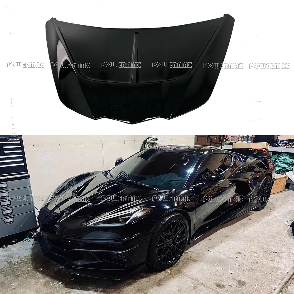 Glossy Black ST Style Front Hood for Chevrolet Corvette C8 New Carbon Fiber Fiberglass Bonnet Condition
Glossy Black ST Style Front Hood for Chevrolet Corvette C8 New Carbon Fiber Fiberglass Bonnet Condition