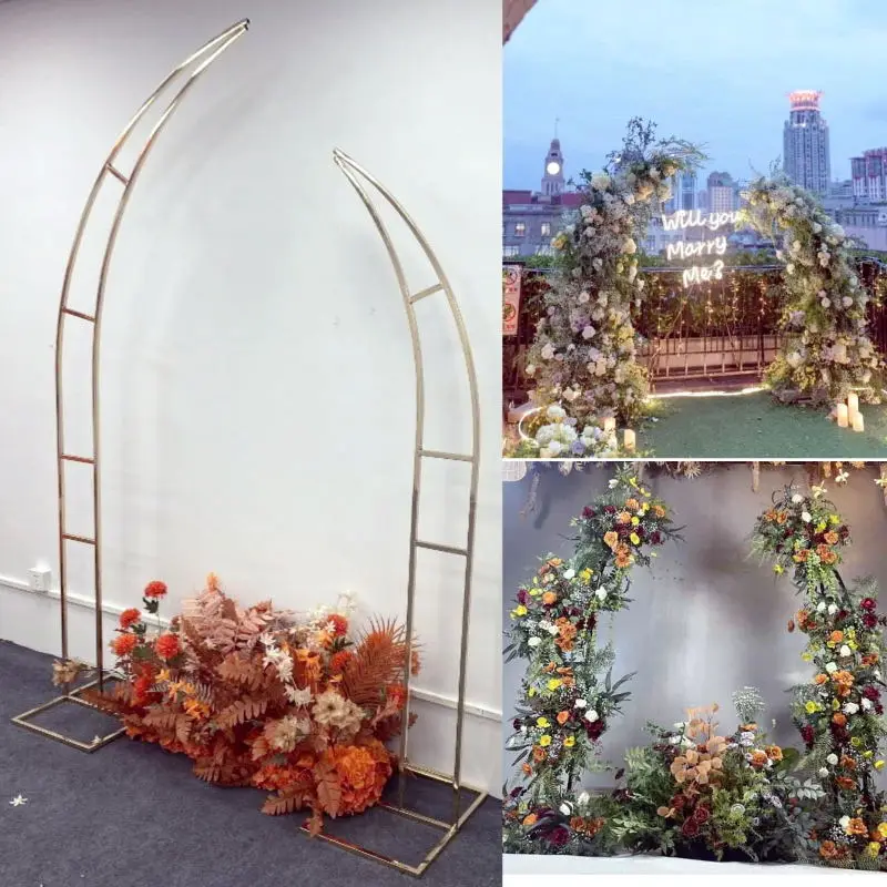 2PCS Shiny Gold 7.8 FT Luxury Outdoor Lawn Wedding Welcome Flower Arch Stage Backdrops Home Garden Courtyard Floral Rattan Rack
2PCS Shiny Gold 7.8 FT Luxury Outdoor Lawn Wedding Welcome Flower Arch Stage Backdrops Home Garden Courtyard Floral Rattan Rack