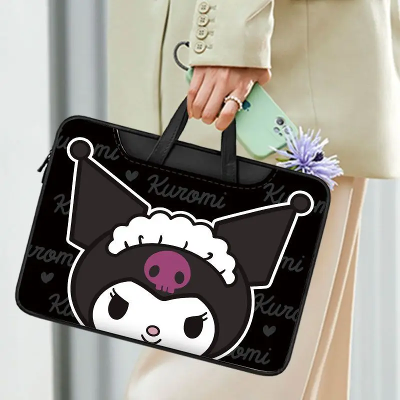 2025 New Cute Kuromi Cartoon Personalized Computer Bag Anti drop Leather Waterproof 15.6-inch Multi functional Storage Handbag
2025 New Cute Kuromi Cartoon Personalized Computer Bag Anti drop Leather Waterproof 15.6-inch Multi functional Storage Handbag