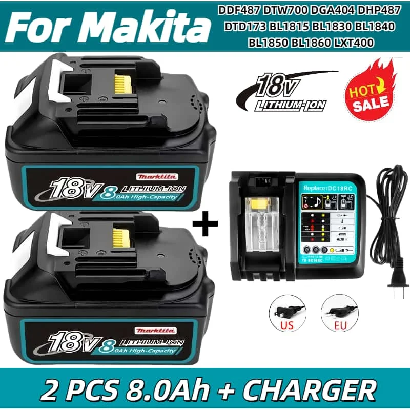 100% new original Rechargeable battery 18V 10Ah/12Ah,For Makita BL1830 BL1830B BL1840 BL1840B BL1850 BL1850B Power Tools Battery
100% new original Rechargeable battery 18V 10Ah/12Ah,For Makita BL1830 BL1830B BL1840 BL1840B BL1850 BL1850B Power Tools Battery