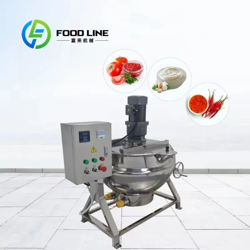 Industrial Automatic Tilting Planetary Gas Electric Motor Food Cooking Mixer Machine Sauce Jacketed Kettle Pot
Industrial Automatic Tilting Planetary Gas Electric Motor Food Cooking Mixer Machine Sauce Jacketed Kettle Pot