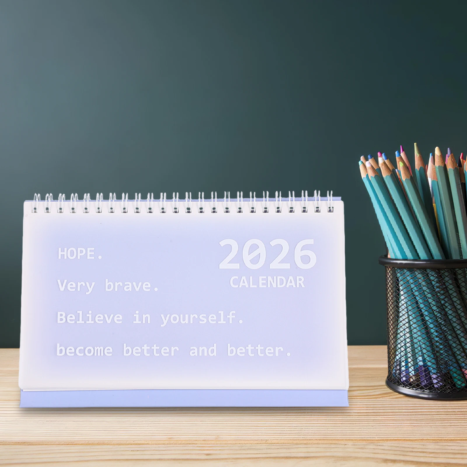 2026 Spiral Bound Desk Calendar 2025-2026 Wire Binding Table Calendar Foldable Standing Design Modern Minimalist Daily Planner
2026 Spiral Bound Desk Calendar 2025-2026 Wire Binding Table Calendar Foldable Standing Design Modern Minimalist Daily Planner