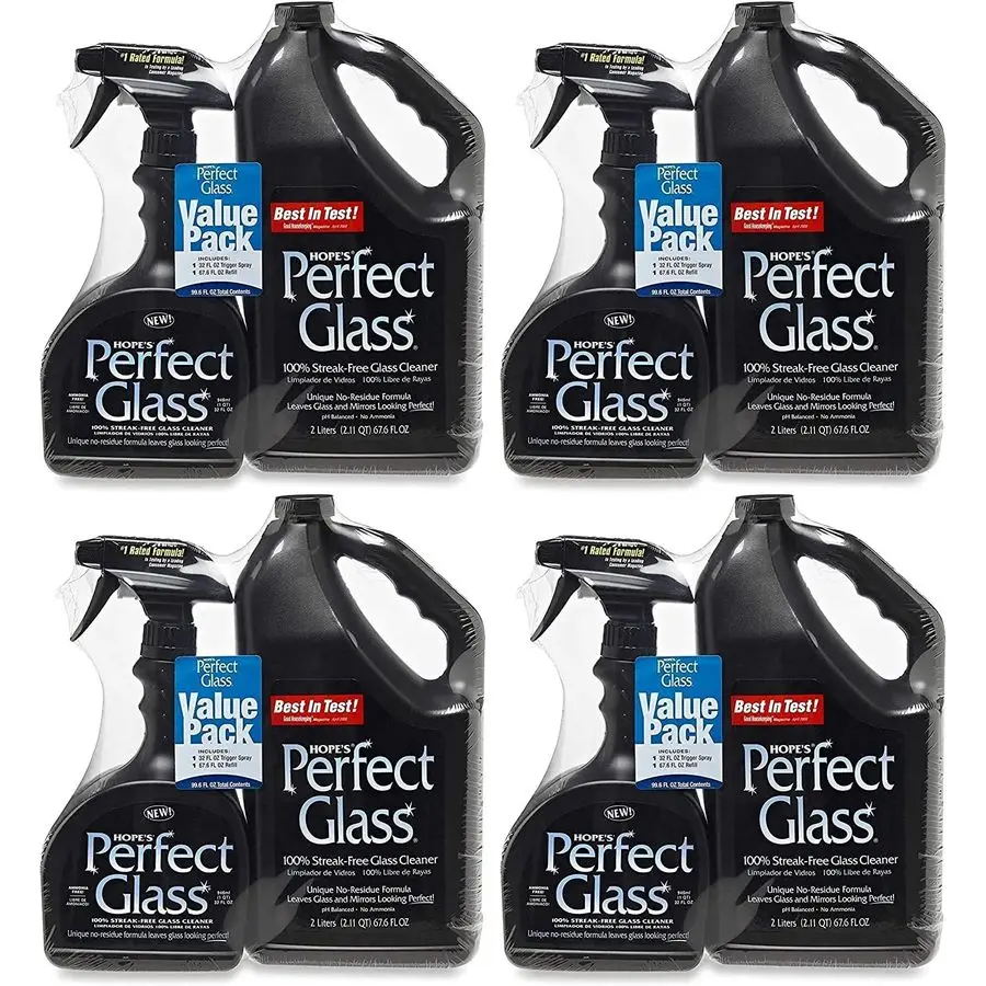 Perfect Glass Cleaner, StreakFree, AmmoniaFree Window, Mirror, Screen, and Shower Door Cleaner, Indoor and Outdoor Glass Surface
Perfect Glass Cleaner, StreakFree, AmmoniaFree Window, Mirror, Screen, and Shower Door Cleaner, Indoor and Outdoor Glass Surface
