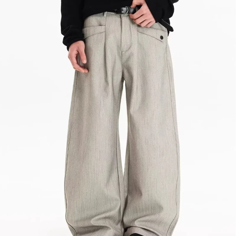 Spring Autumn Korean Style Solid Casual Suit Pants for Men Japanese Fashion Simple Elegant Baggy Wide Leg Pants Y2k Streetwear
Spring Autumn Korean Style Solid Casual Suit Pants for Men Japanese Fashion Simple Elegant Baggy Wide Leg Pants Y2k Streetwear