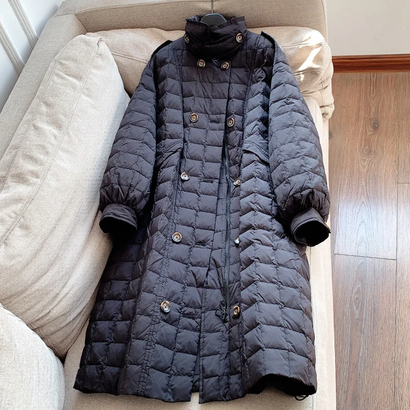 Европейский длинный гусиный пуховик для женщин, универсальные однотонные однобортные толстые пальто, высококачественные зимние модные куртки
Европейский длинный гусиный пуховик для женщин, универсальные однотонные однобортные толстые пальто, высококачественные зимние модные куртки