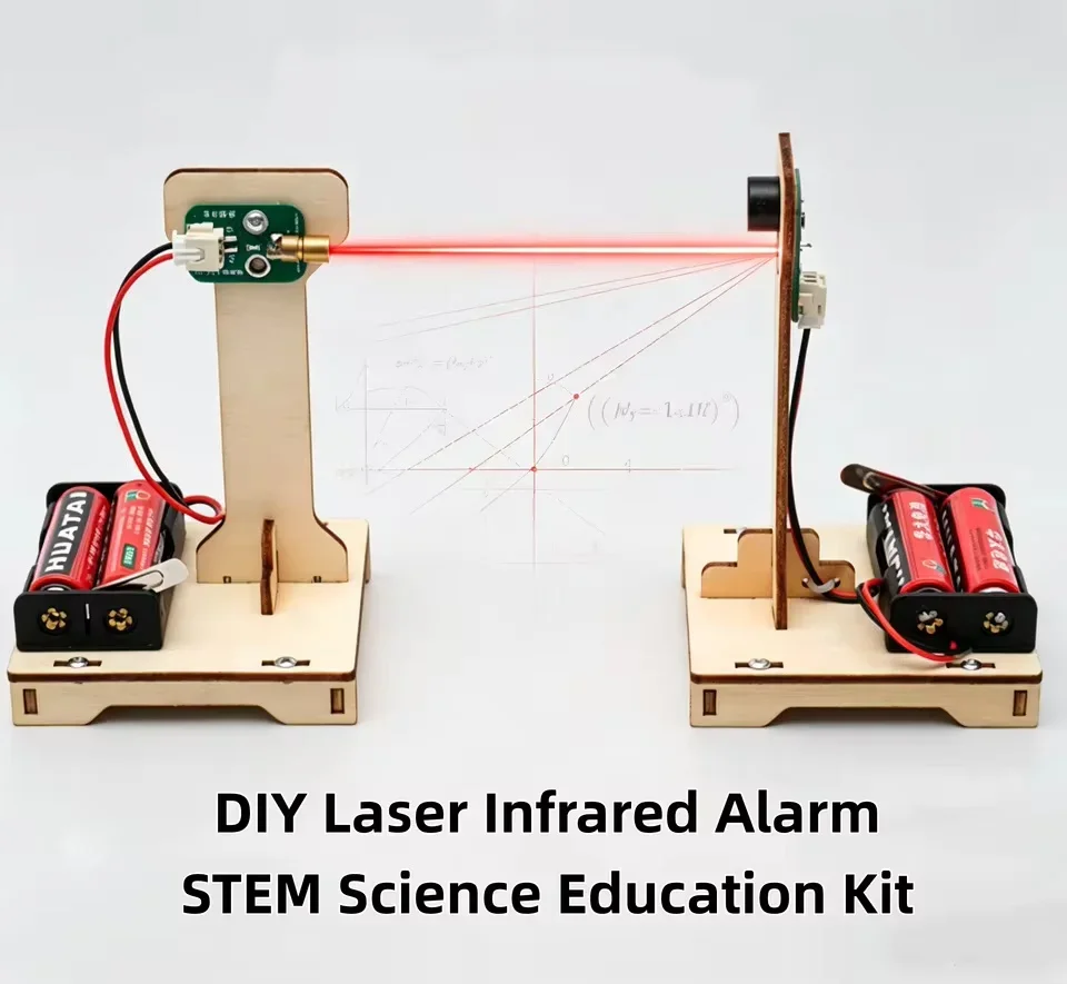 DIY Infrared Laser Alarm Teaching Model, Light-Controlled Trigger Physics Science Experiment, STEAM Educational Toy Gift
DIY Infrared Laser Alarm Teaching Model, Light-Controlled Trigger Physics Science Experiment, STEAM Educational Toy Gift