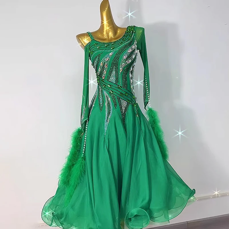 Ballroom Dance Competition Dresses Dance Costumes Waltz Dress For Dancing Clothes Dance Wear Dress Rumba Standard Ballroom Dress
Ballroom Dance Competition Dresses Dance Costumes Waltz Dress For Dancing Clothes Dance Wear Dress Rumba Standard Ballroom Dress