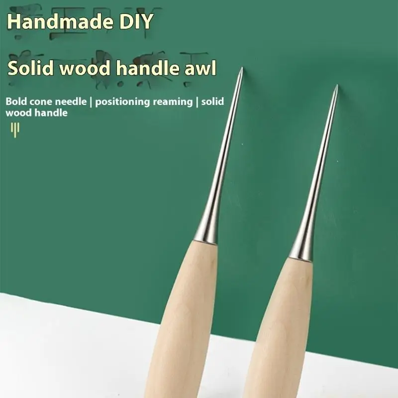 A2BE Leather Hole Tool Handle Leather Sewing Awl Needle For DIY Crafting
A2BE Leather Hole Tool Handle Leather Sewing Awl Needle For DIY Crafting