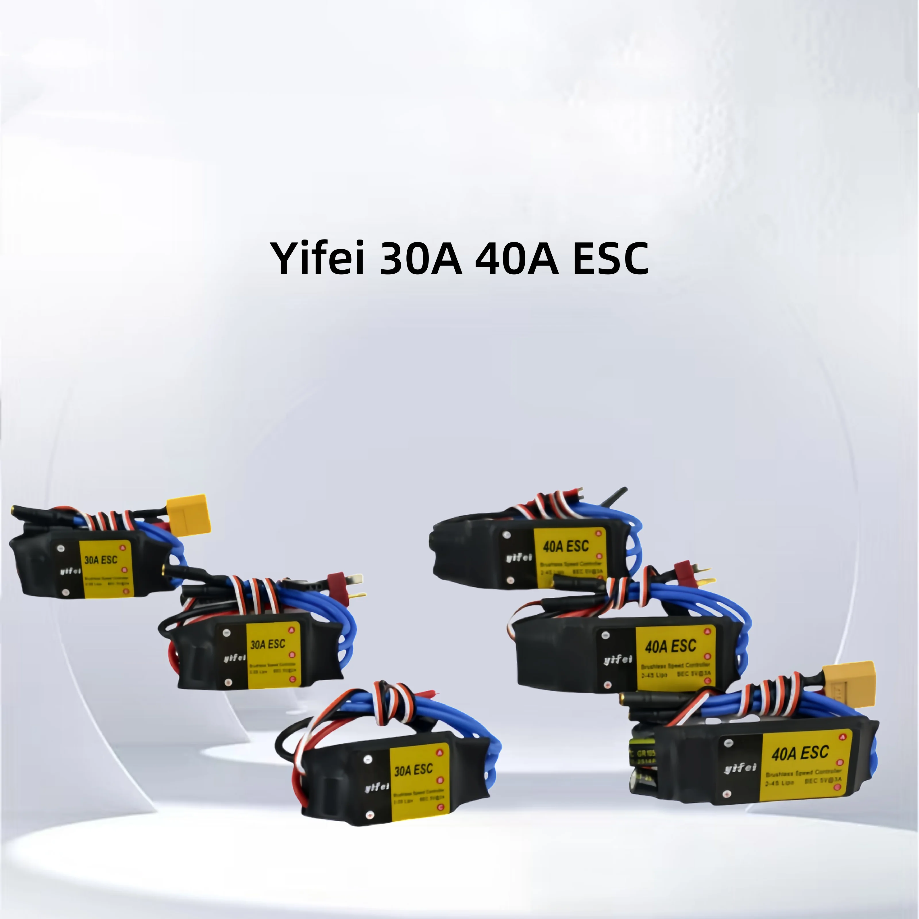The Yifei 30a40a ESC brushless electronic governor is suitable for multi-rotor model aircraft
The Yifei 30a40a ESC brushless electronic governor is suitable for multi-rotor model aircraft