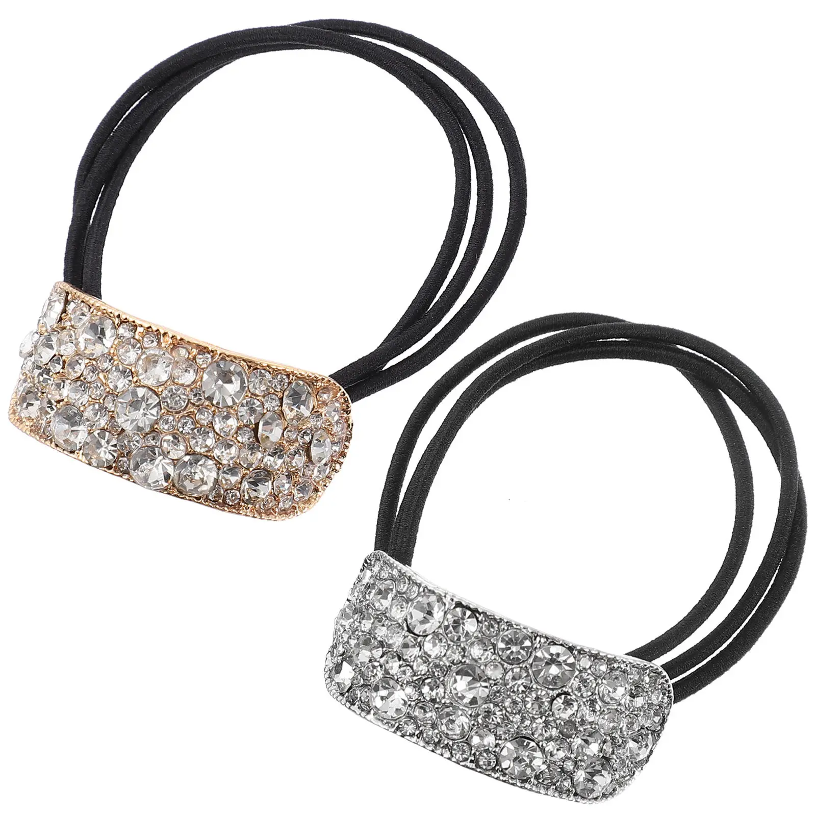 2Pcs Sparkling Ponytail Holder Hair Tie Shiny Elastic Band for All Hair Types Stylish Look Rhinestone Ponytail Holders
2Pcs Sparkling Ponytail Holder Hair Tie Shiny Elastic Band for All Hair Types Stylish Look Rhinestone Ponytail Holders