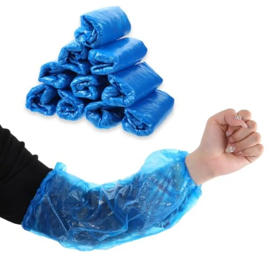 200 шт. одноразовые нарукавники, водонепроницаемые полиэтиленовые нарукавники для промышленного использования, медицинская защита, обработка продуктов питания и очистка 
200 шт. одноразовые нарукавники, водонепроницаемые полиэтиленовые нарукавники для промышленного использования, медицинская защита, обработка продуктов питания и очистка