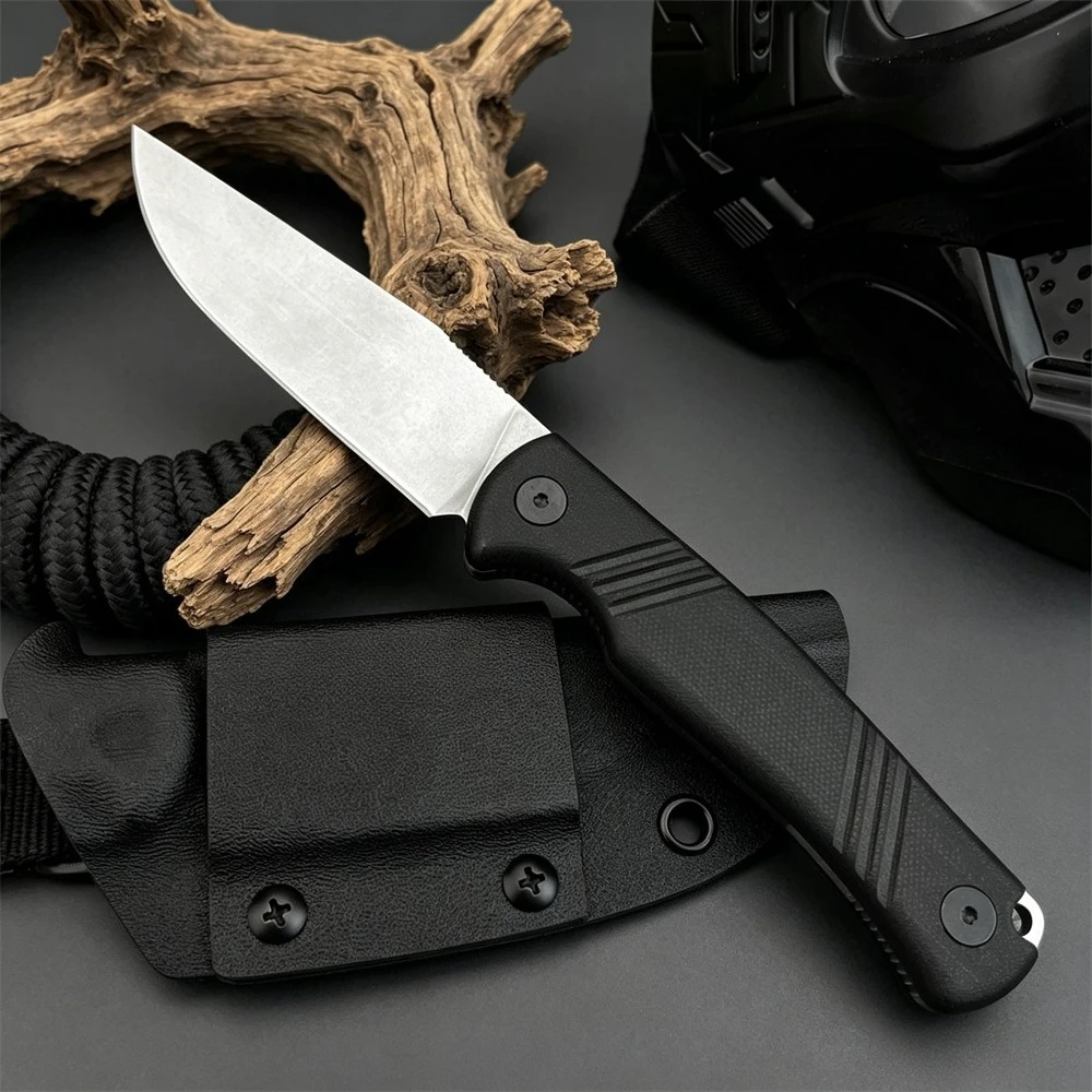 Durable G10 Handle Solid Straight Knife Daily EDC Outdoor Camping Hiking Utility Knife with Full Sheath
Durable G10 Handle Solid Straight Knife Daily EDC Outdoor Camping Hiking Utility Knife with Full Sheath