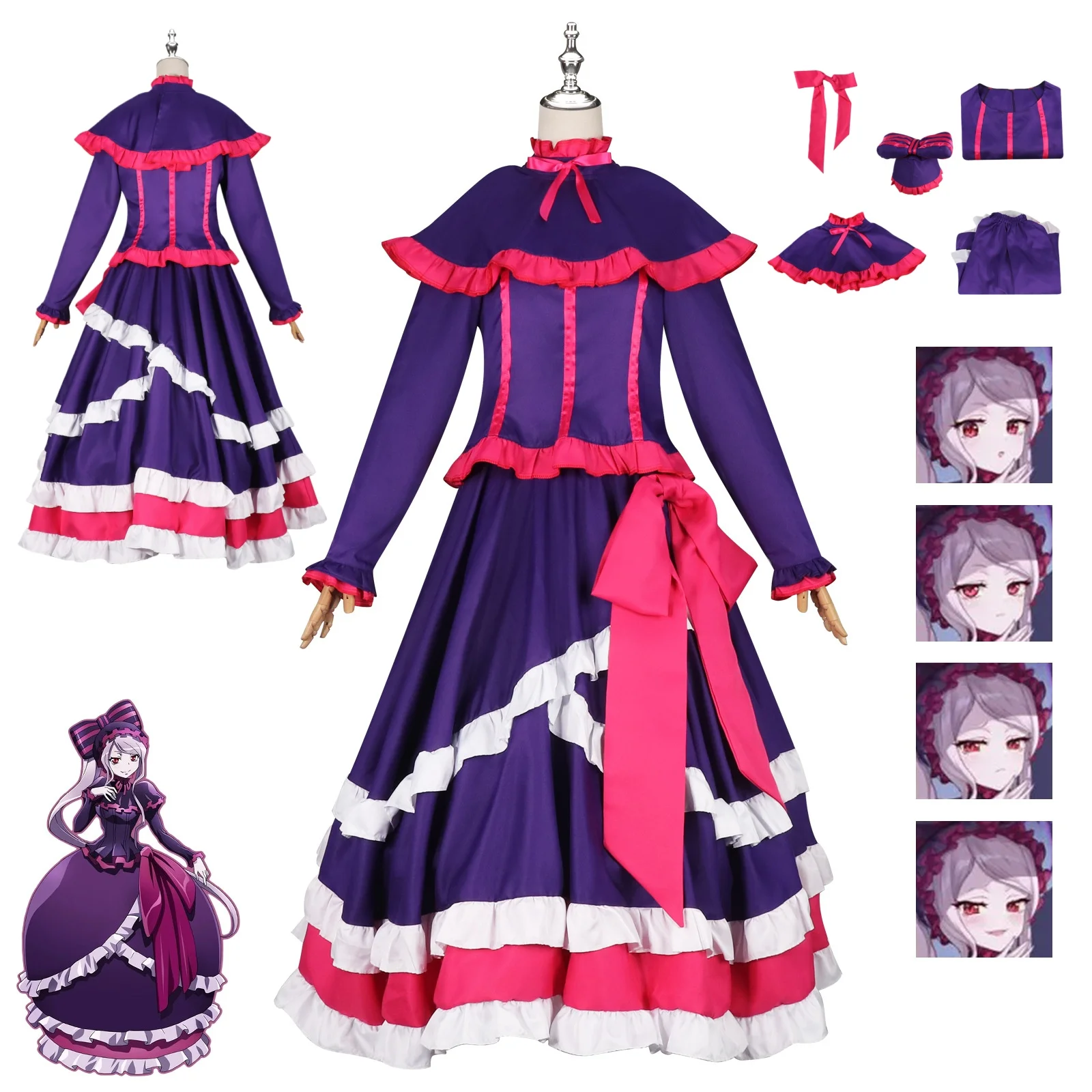 Shalltear Bloodfallen Cosplay Costume Anime Overlord Halloween Party Suit
Shalltear Bloodfallen Cosplay Costume Anime Overlord Halloween Party Suit