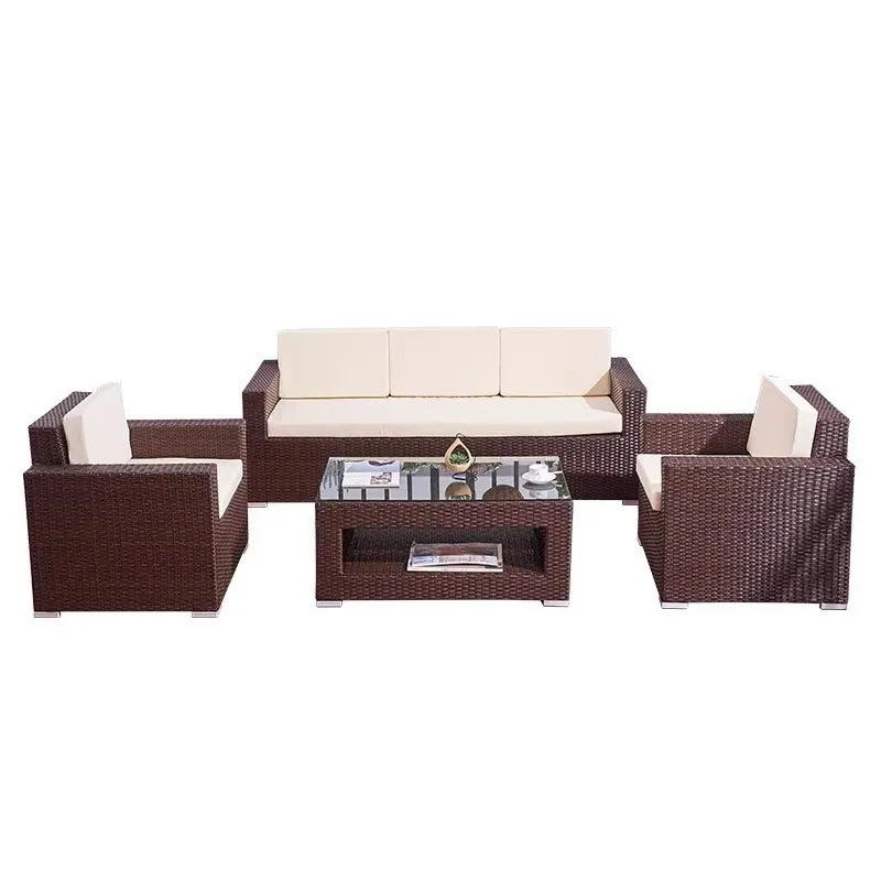 Outdoor rattan sofa combined courtyard terrace three people leisure waterproof sunscreen rattan outdoor furniture garden sofa
Outdoor rattan sofa combined courtyard terrace three people leisure waterproof sunscreen rattan outdoor furniture garden sofa