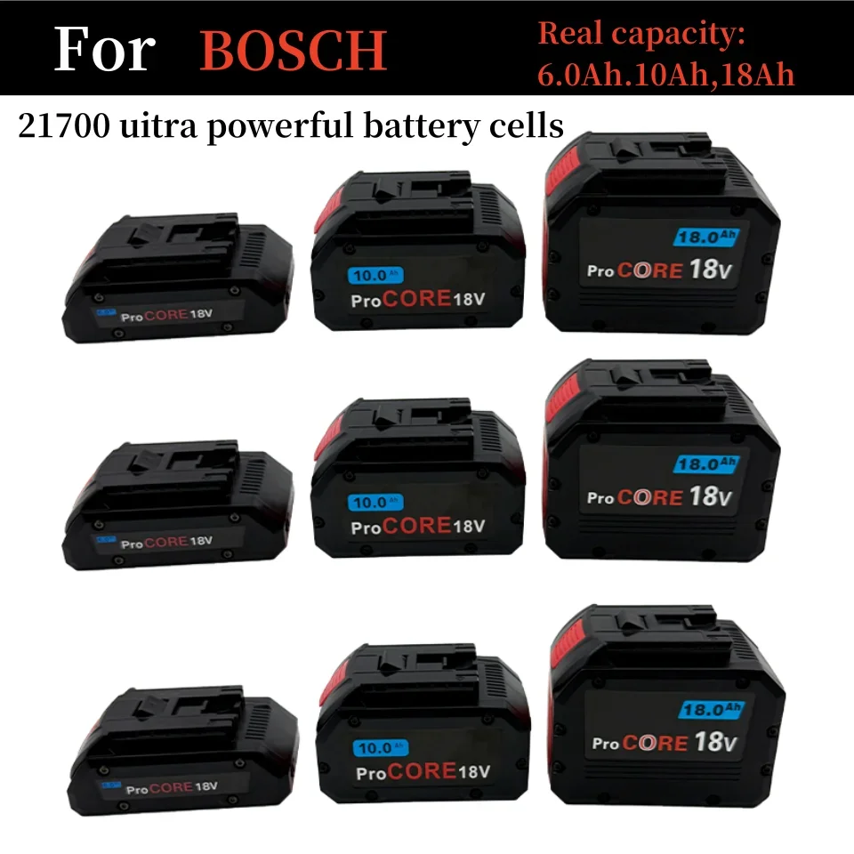 18 В ProCORE 8000 мАч для аккумуляторного инструмента Bosch 18 В BAT609 BAT618 GBA18V80 21900 Сменный аккумулятор - 21700 Электрический элемент
18 В ProCORE 8000 мАч для аккумуляторного инструмента Bosch 18 В BAT609 BAT618 GBA18V80 21900 Сменный аккумулятор - 21700 Электрический элемент