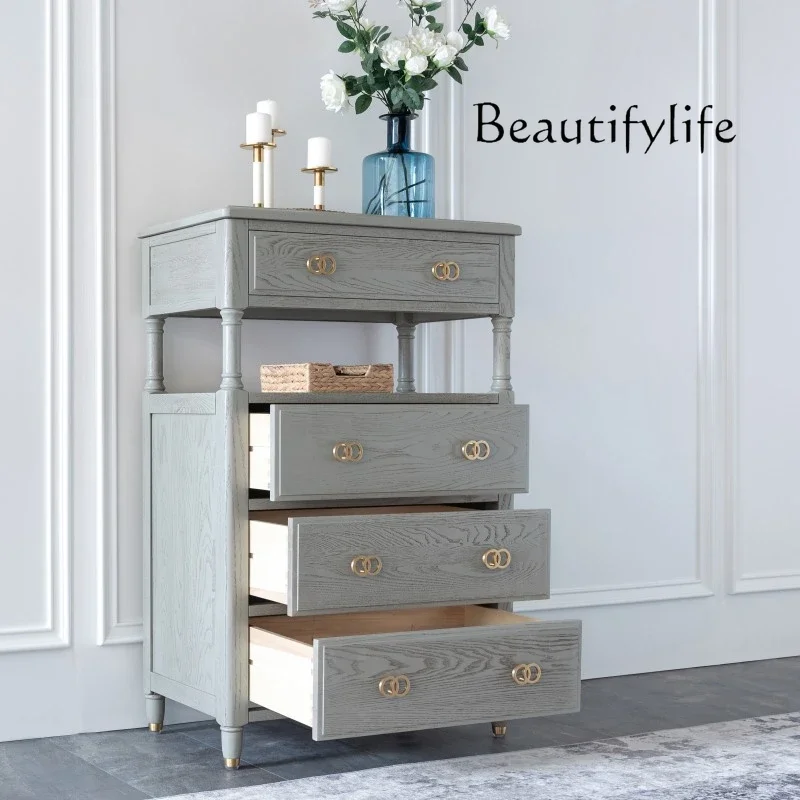 Nordic Solid Wood Antique Style Chest of Drawer Household Minimalist Storage Cabinet
Nordic Solid Wood Antique Style Chest of Drawer Household Minimalist Storage Cabinet