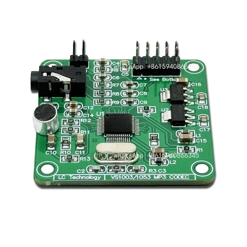 Suitable for MP3 module development board, onboard recording function accessory tool
Suitable for MP3 module development board, onboard recording function accessory tool