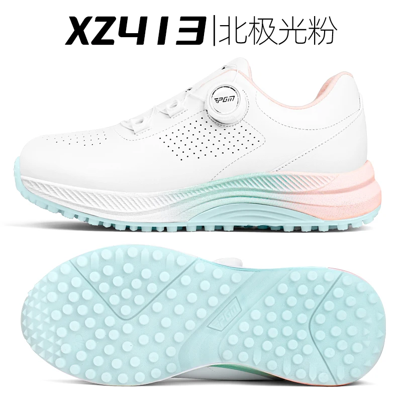 PGM Women Golf Shoes Korean Summer Breathable Knob Laces Height Increasing Anti Slip Outdoor Sports Sneakers
PGM Women Golf Shoes Korean Summer Breathable Knob Laces Height Increasing Anti Slip Outdoor Sports Sneakers