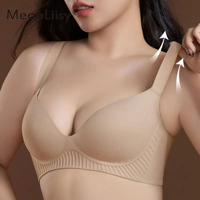 MeooLiisy Plus Size Minimizer B C D Cup Bra for Women Seamless Push Up Thin Comfortable Underwear Wire Free Lingerie
MeooLiisy Plus Size Minimizer B C D Cup Bra for Women Seamless Push Up Thin Comfortable Underwear Wire Free Lingerie