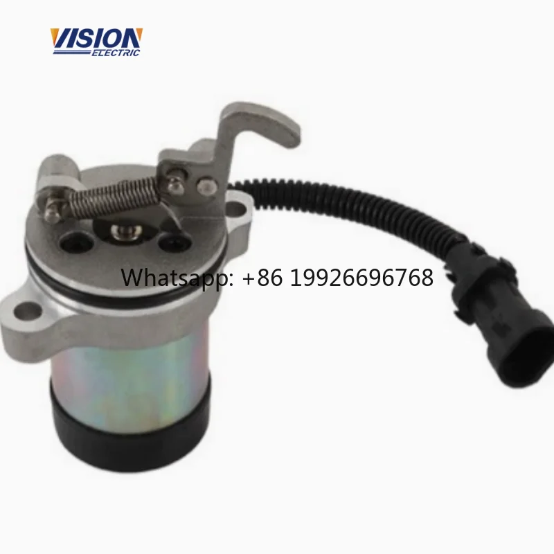 12V 04103808 Engine Parts Stop Solenoid Valve 04103808 04103812 for Diesel Generator
12V 04103808 Engine Parts Stop Solenoid Valve 04103808 04103812 for Diesel Generator