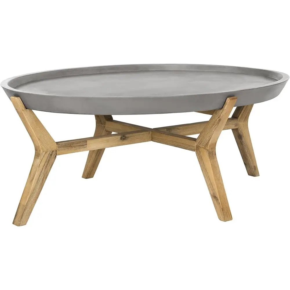Grey Concrete Oval Coffee Table, 31.5 Indoor/Outdoor Collection
Grey Concrete Oval Coffee Table, 31.5 Indoor/Outdoor Collection