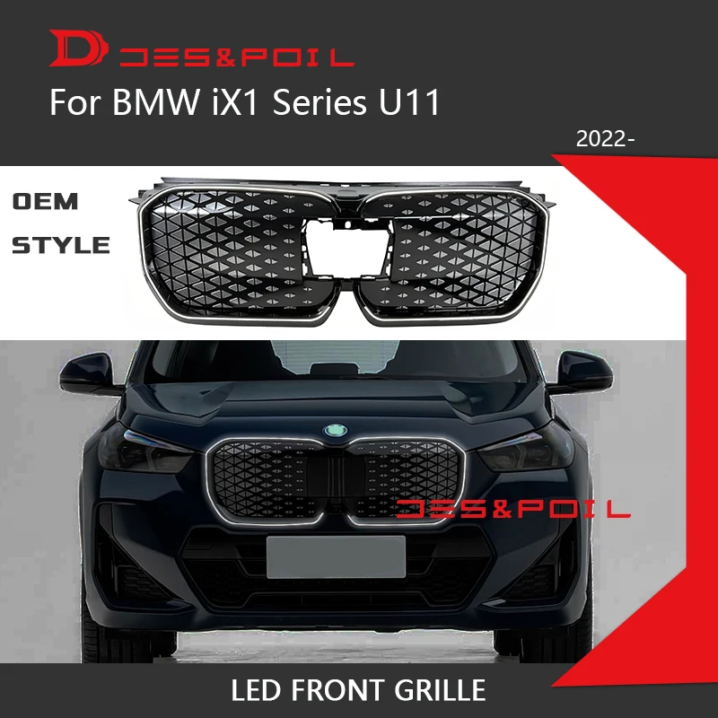 iX1 U11 LED Grille For BMW Front Bumper Grill Grid With Lights Lamp 2022-xDrive eDrive Illuminated Mesh
iX1 U11 LED Grille For BMW Front Bumper Grill Grid With Lights Lamp 2022-xDrive eDrive Illuminated Mesh