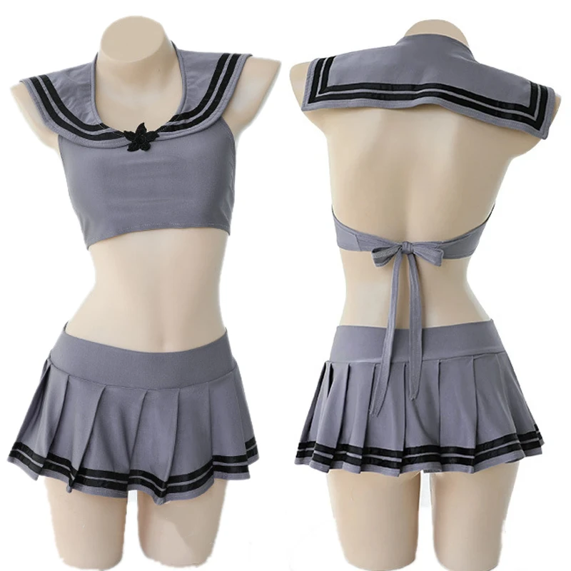 School Student Girl Sailor Swimsuit Costume Summer Beach JK Anime Swimwear Cheerleaders Uniform Set Pool Party Cosplay
School Student Girl Sailor Swimsuit Costume Summer Beach JK Anime Swimwear Cheerleaders Uniform Set Pool Party Cosplay