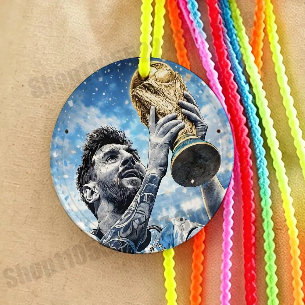 Football King M-Messi Leather Luggage Tag Suitcase Label Baggage Boarding Bag Name ID Address Holder For Travel
Football King M-Messi Leather Luggage Tag Suitcase Label Baggage Boarding Bag Name ID Address Holder For Travel