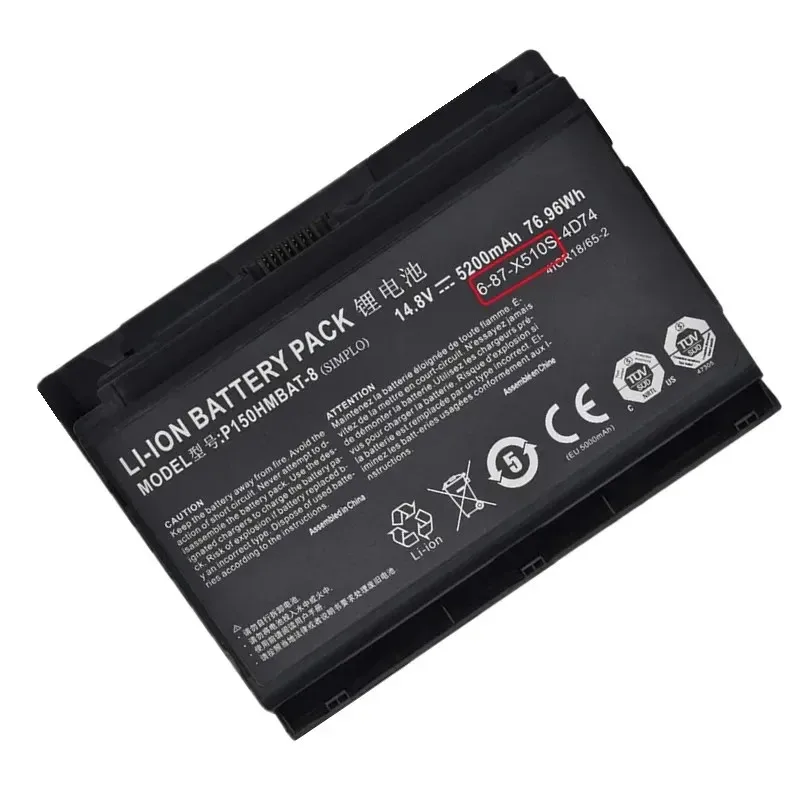 Аккумулятор nice 6-87-X510S-4D7 P150HMBAT-8 для CLEVO P150 P150EM P170HM3 P170HM X511
Аккумулятор nice 6-87-X510S-4D7 P150HMBAT-8 для CLEVO P150 P150EM P170HM3 P170HM X511