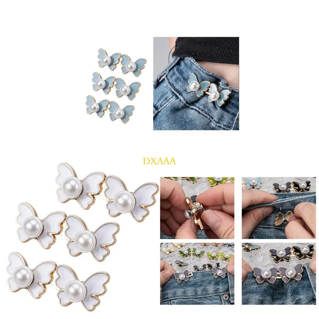 DXAA Stylish Butterfly Waist Tighteners Pack Of 3 Waist Adjusting Buckle For Loose Jeans Pants Cinching Fitness Pin Decors
DXAA Stylish Butterfly Waist Tighteners Pack Of 3 Waist Adjusting Buckle For Loose Jeans Pants Cinching Fitness Pin Decors