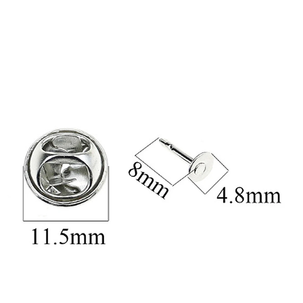 100Sets Pin Backs Metal Tie Tacks Replacement for Badges Name Tags Easy Install DIY Lapel Pins Brooch Clutch Badge
100Sets Pin Backs Metal Tie Tacks Replacement for Badges Name Tags Easy Install DIY Lapel Pins Brooch Clutch Badge