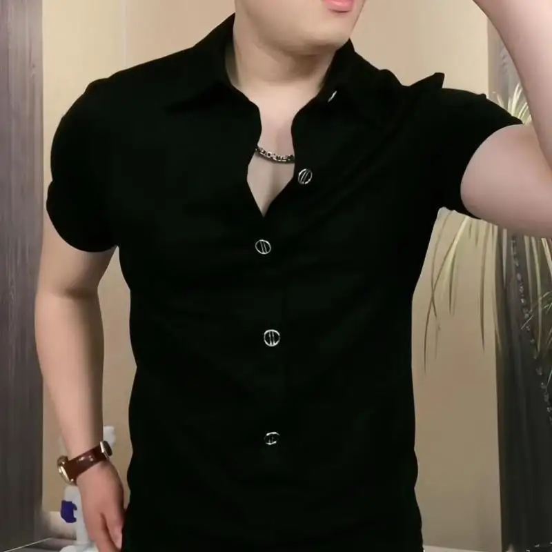 Повседневная модная мужская одежда Irt Summer ort Sve из искусственной кожи с затянутым принтом на талии, не требующая глажки, Thiened Fce Inner
Повседневная модная мужская одежда Irt Summer ort Sve из искусственной кожи с затянутым принтом на талии, не требующая глажки, Thiened Fce Inner