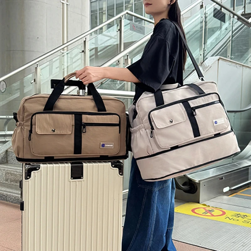 Multi-pocket Travel Handbag Large Capacity Shoulder Bag Dry Wet Separation Short Trip Luggage Bags Gym Pack with Shoes Pocket
Multi-pocket Travel Handbag Large Capacity Shoulder Bag Dry Wet Separation Short Trip Luggage Bags Gym Pack with Shoes Pocket