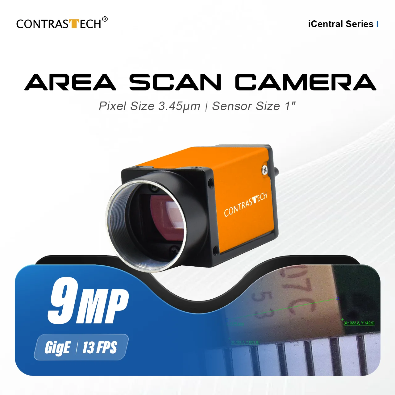 9MP IMX267 13fps GigE Machine Camera for Image Recognition
9MP IMX267 13fps GigE Machine Camera for Image Recognition