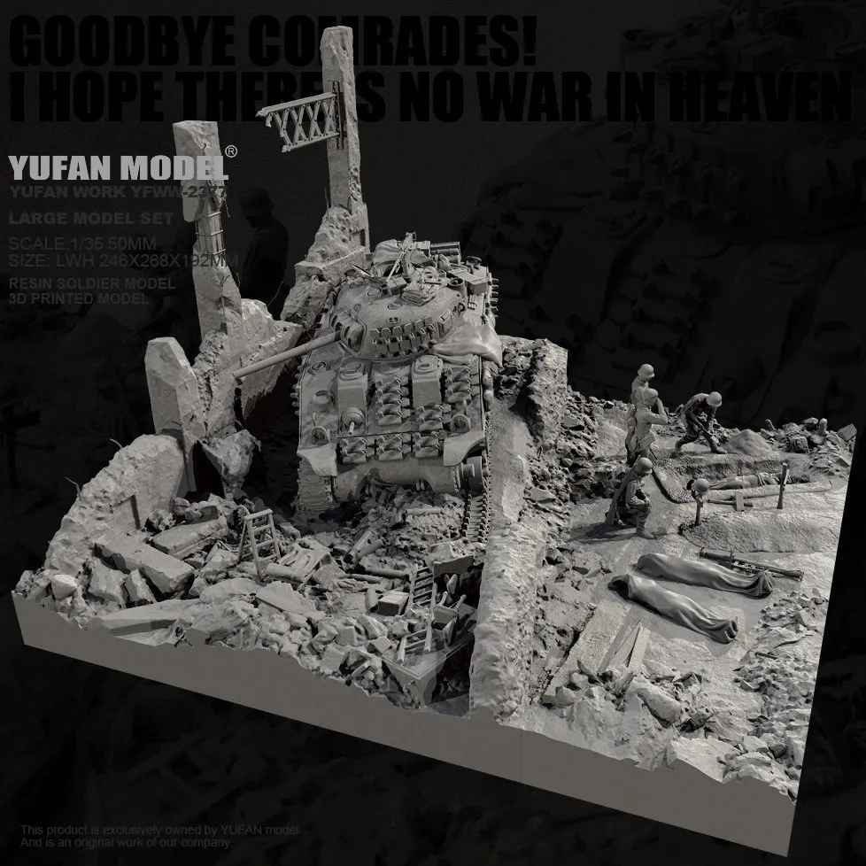 YUFAN MODEL 1/35 Resin soldier model kits Self-assembly and coloring (Complete Set) YFWW-2377/3D
YUFAN MODEL 1/35 Resin soldier model kits Self-assembly and coloring (Complete Set) YFWW-2377/3D