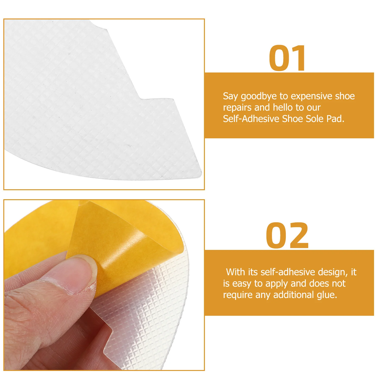 5Pairs Universal Fit Shoe Heel Pads Self-Adhesive Rubber Sole Protectors for Running Sports Shoes Heel Repair Kit for Shoes
5Pairs Universal Fit Shoe Heel Pads Self-Adhesive Rubber Sole Protectors for Running Sports Shoes Heel Repair Kit for Shoes