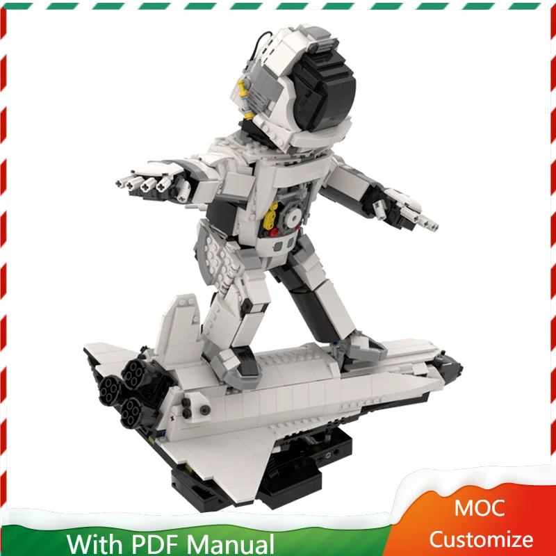 New 1498 PCS Moc Space Series Astronaut character Model Custom DIY Educational Collection Creative Assembly Kids Christmas Gifts
New 1498 PCS Moc Space Series Astronaut character Model Custom DIY Educational Collection Creative Assembly Kids Christmas Gifts