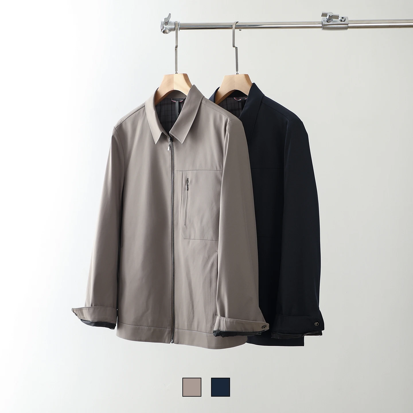 Classic Ele Men's Busin Casual Jaet Coat Simple Dry Adstrative High End Autumn 2025 Waterproof Polyester Fiber
Classic Ele Men's Busin Casual Jaet Coat Simple Dry Adstrative High End Autumn 2025 Waterproof Polyester Fiber