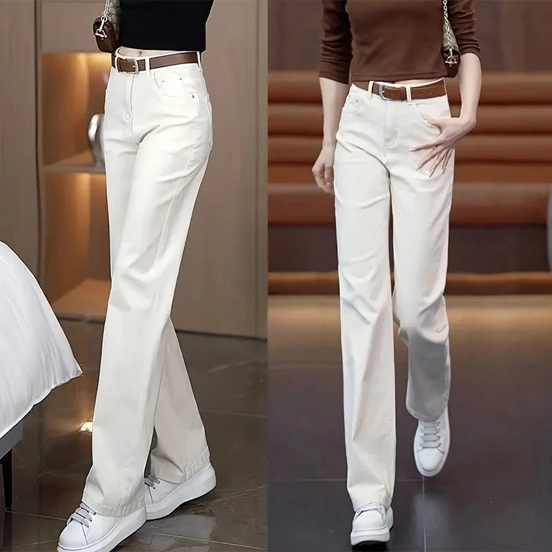 Spring Autumn Femme Narrow Version Wide Leg Pants Women High Waist Straight Tube Pantalons Ladies Large Size 4XL Loose Trousers
Spring Autumn Femme Narrow Version Wide Leg Pants Women High Waist Straight Tube Pantalons Ladies Large Size 4XL Loose Trousers