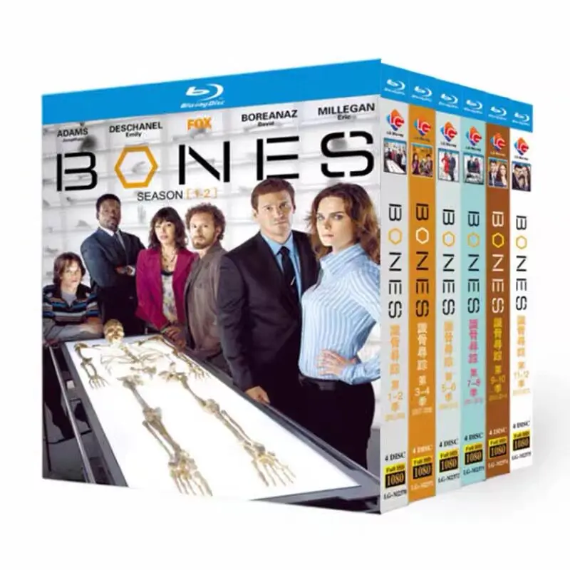Bones Seasons 1–12 Complete Blu-ray Ultra HD TV Series Box Set with English and Traditional Chinese Subtitles
Bones Seasons 1–12 Complete Blu-ray Ultra HD TV Series Box Set with English and Traditional Chinese Subtitles