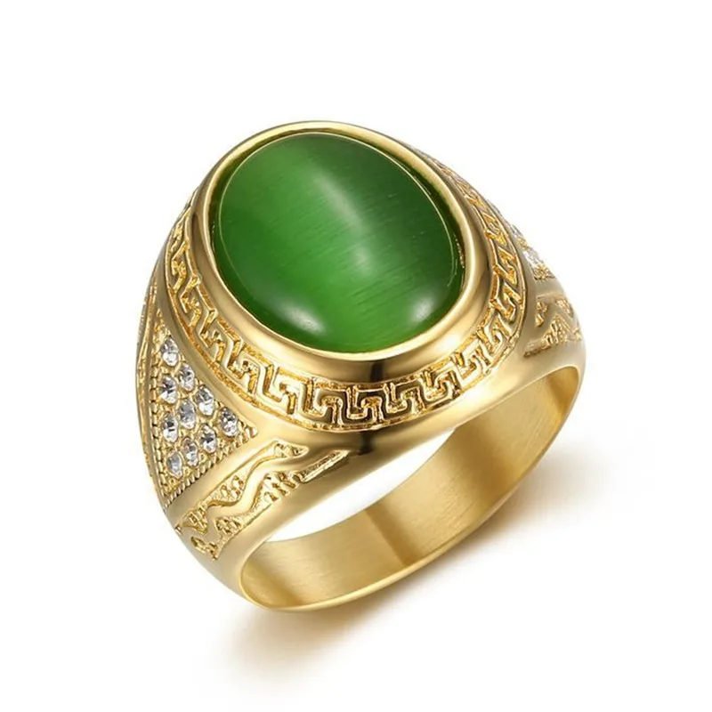 Masculine Green Jade Emerald Black Agate Gemstones Titanium Rings for Men Stainless Steel Big Solid Finger Bands Vintage Jewelry
Masculine Green Jade Emerald Black Agate Gemstones Titanium Rings for Men Stainless Steel Big Solid Finger Bands Vintage Jewelry