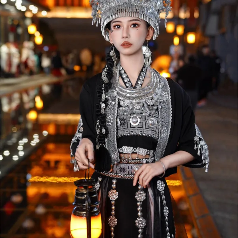 Embroidery national dress women's long skirt headwear collar set exotic new photography trip clothing
Embroidery national dress women's long skirt headwear collar set exotic new photography trip clothing