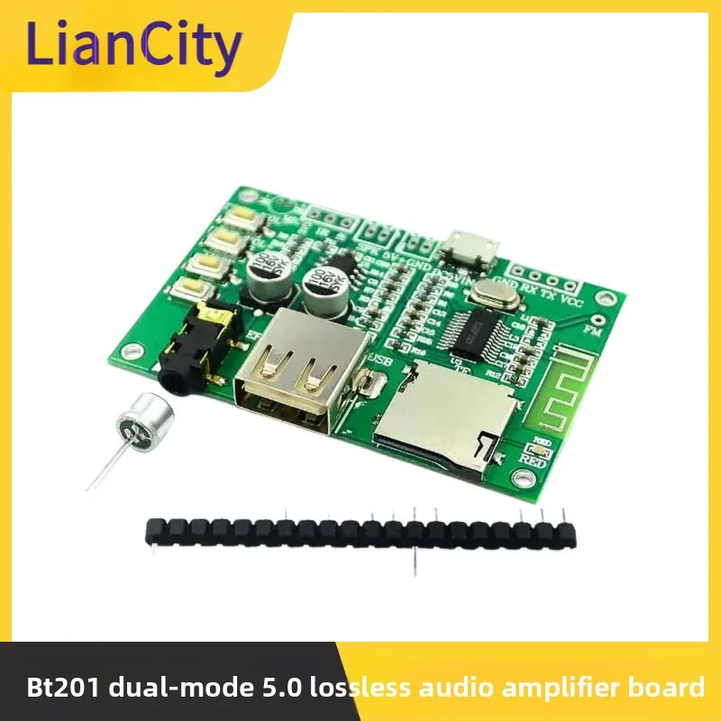 BT201Dual Mode5.0Bluetooth receiver module lossless audio amplifier board car speakersDIYHeadsetTFCardUDisk
BT201Dual Mode5.0Bluetooth receiver module lossless audio amplifier board car speakersDIYHeadsetTFCardUDisk