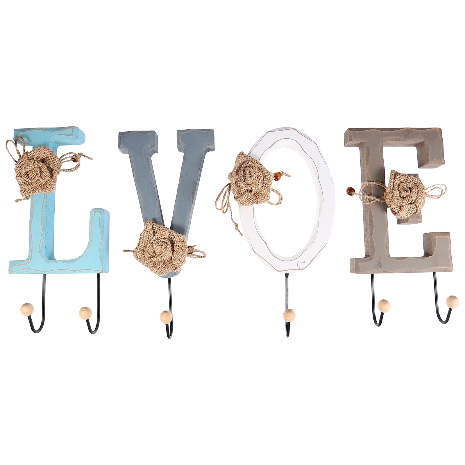 Letter Hooks Retro Clothes Coat Hat Hanger Wall Decorative Home Twist Strong Load Bearing Eco Friendly Durability
Letter Hooks Retro Clothes Coat Hat Hanger Wall Decorative Home Twist Strong Load Bearing Eco Friendly Durability