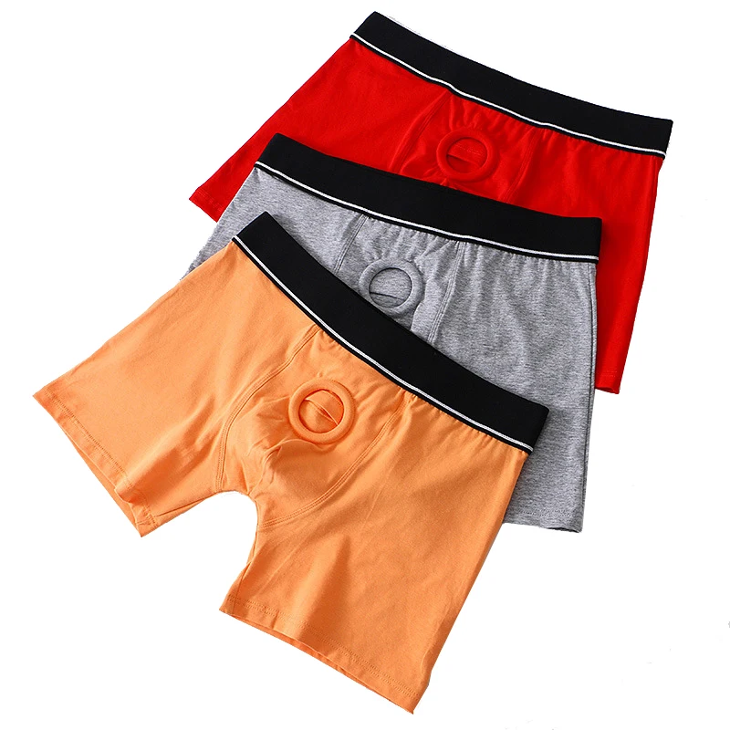 Men Cotton Boxer Briefs Cock Ring Panties Sexy Underwear Front Open Trunks Breathable Long Boxershorts
Men Cotton Boxer Briefs Cock Ring Panties Sexy Underwear Front Open Trunks Breathable Long Boxershorts