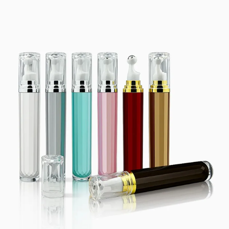 15ml 20ml Acrylic Empty Refillable Eye Cream Roller Bottle with Steel Ball Serum Lotion Essential Oil Cosmetic Storage Container
15ml 20ml Acrylic Empty Refillable Eye Cream Roller Bottle with Steel Ball Serum Lotion Essential Oil Cosmetic Storage Container