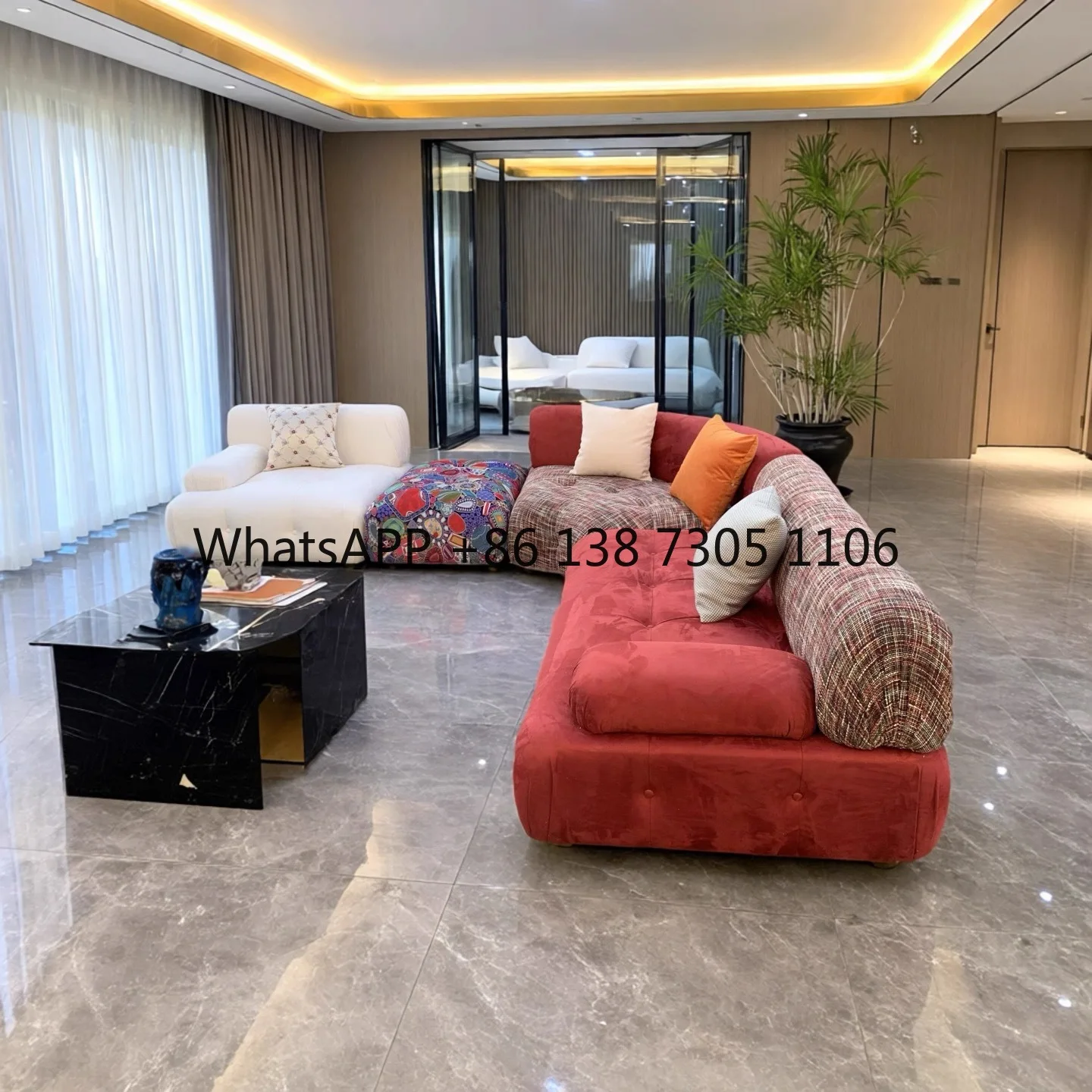 Italian minimalist modular mica sofa small apartment living room simple cream style free combination sofa
Italian minimalist modular mica sofa small apartment living room simple cream style free combination sofa